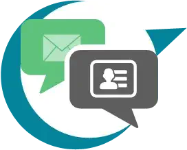 chat or contact message icon